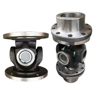 震动筛工业机械设备传动轴法兰盘联轴器十字轴承万向节总成连接轴