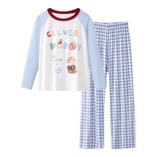 「这个必推荐！」儿童睡衣男女童家居服青少年春秋季莫代尔中大童