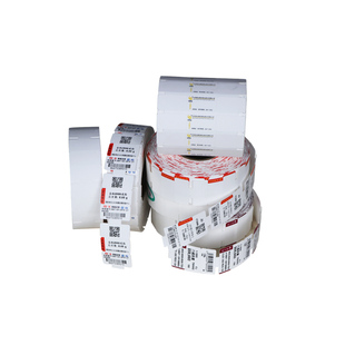 门店高档三联珠宝标签钢化合成吊牌翡翠手镯眼镜价格黄金饰品无胶首饰标签纸珠防水防拆不褪色打印纸定制LOGO