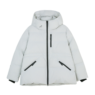 云上生活【雪地羽绒】90白鸭绒宽松连帽羽绒服2025冬季新款外套女