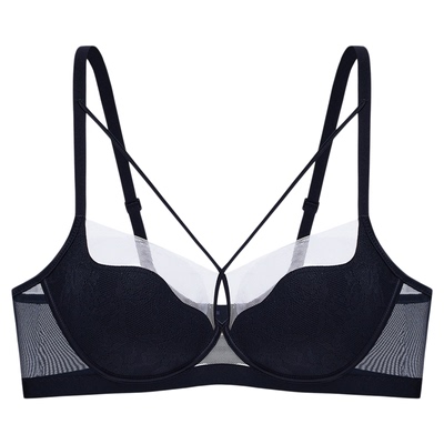 伊维斯薄雾蕾丝无痕内衣性感文胸