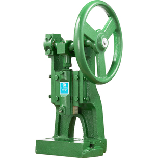 手动冲压机JH100台式压力机小型 手摇冲床手啤机曲轴圆盘微型手压