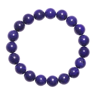 珂拉咪 天然阿富汗青金石手链女款 单圈水晶手串转运饰品优质款