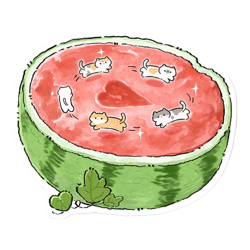西瓜草莓鼠标垫新款小号女高颜值ins风电脑桌垫可爱垫子防滑异形
