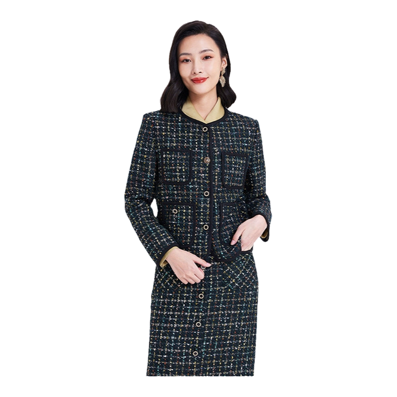 乔万尼小香风外套女新款冬季商场同款高级感名媛风高级感EF4B113