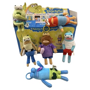 海绵宝宝比奇堡的居民们潮玩盲盒可爱挂件书包玩具儿童2025新款女