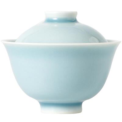 云见清玩高温单色釉50ml迷你盖碗