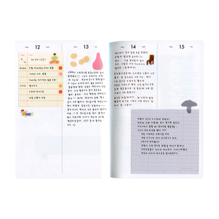 duye度也 韩国analogue keeper早鸟2027年月计划周计划手帐本ANA
