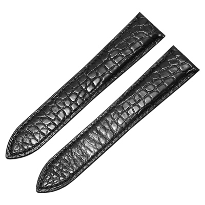 适配卡地亚坦克鳄鱼皮表带Ronde SOLO伦敦原装蓝气球钥匙猎豹tank