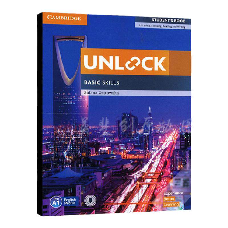 unlock教材现货原版剑桥教材 Unlock 4级 英语听说读写教材B2 listening speaking / reading and writing 含官网在线帐号