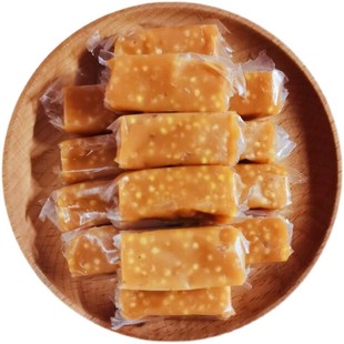 内蒙古炒米糖蓝旗惠虹纯手工老式酸奶原味奶油奶食软糖果散装500g