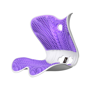 思菲其护腰坐垫久坐神器腰靠垫办公室蜂窝凝胶靠背一体人体工学椅