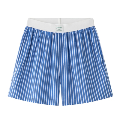 撞色腰纯棉短裤女夏季薄款家居裤