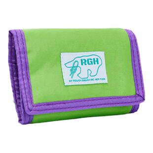 RGH 防盗刷尼龙钱包轻薄防水卡包零钱包女款绿紫撞色银包大学生男