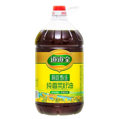 道道全洞庭纯香菜籽油5L