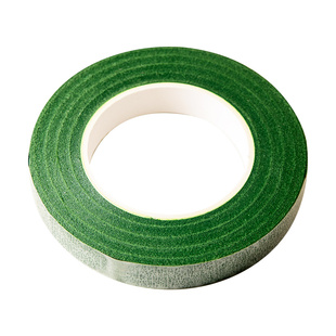 果绿花艺胶带皱纹纸花胶带嫩绿胶布丝网花绿胶带手工花草绿胶带diy制作纸胶带玫瑰花束胶带扭扭棒花材料