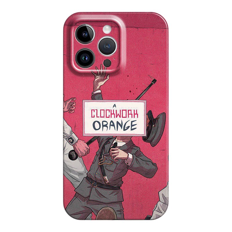 创意发条橙用iphone16promax菲林手机壳苹果17华为p60荣耀400magic7vivos20iqoo12软红米k80note14opporeno12