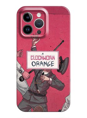 创意发条橙用iphone16promax菲林手机壳苹果17华为p60荣耀400magic7vivos20iqoo12软红米k80note14opporeno12