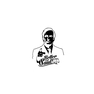 RETLPER镂空车贴 索尔热线better call Saul 经典影剧 防水贴纸