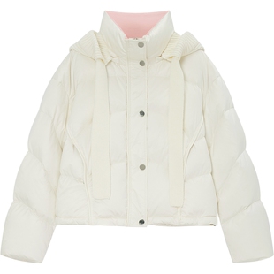 【博主同款】Juicy Couture橘滋90白鸭绒羽绒服女外套