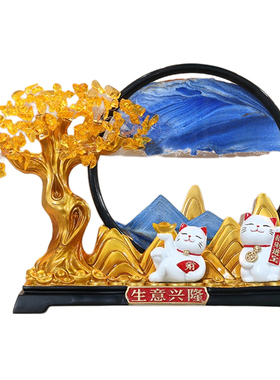 招财猫摆件开业大号店铺前台家居客厅乔迁新居礼品发财猫公司开业