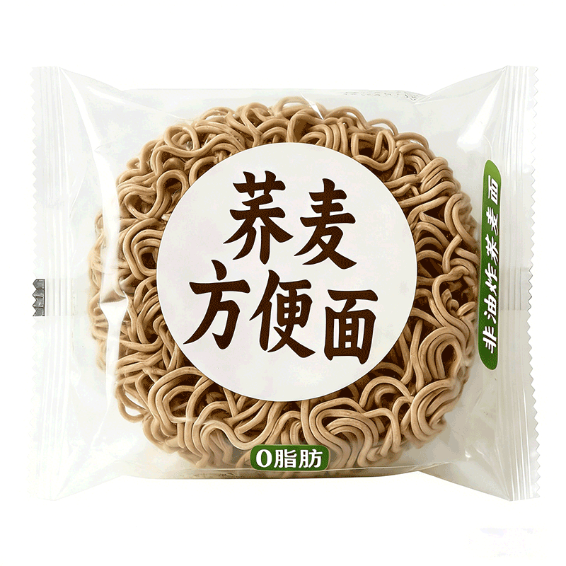 非油炸0脂肪!100%真全麦粗粮面