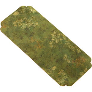 《春和景明》香云纱干泡茶席 扎染书画桌旗茶壶垫布禅意茶室配件