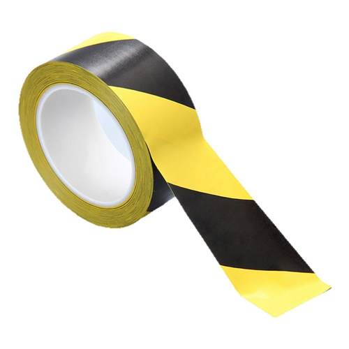专用警示胶带耐磨划痕黑胶带警示黄警戒带反光带