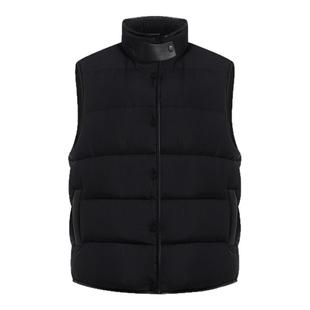 COLINWANG-城市旅行家|极简包容羊皮镶边90白鹅绒面包服羽绒马甲