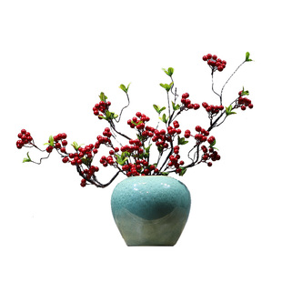 现代新中式创意陶瓷花瓶客厅插花电视柜玄关餐桌家居装饰轻奢摆件