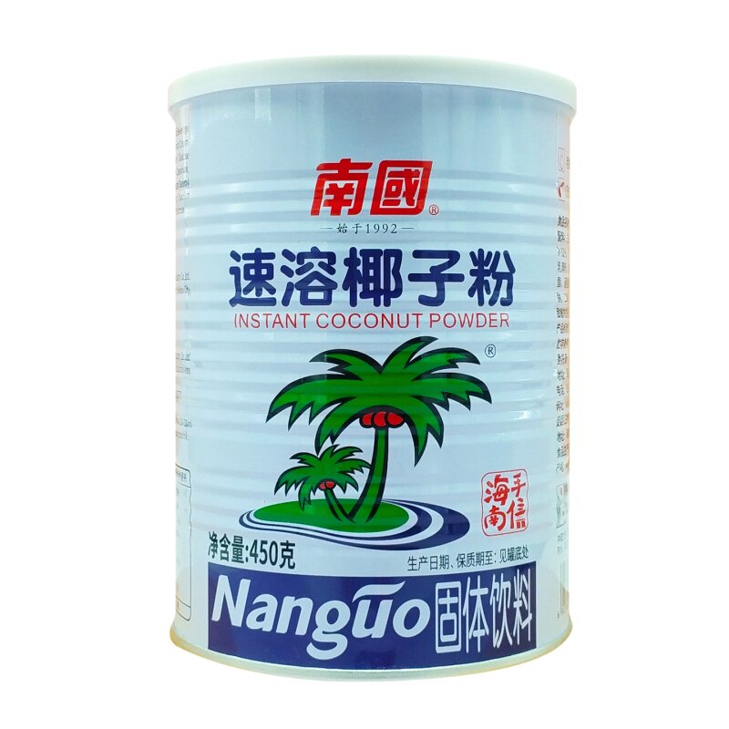 南国速溶椰子粉450g罐装香浓
