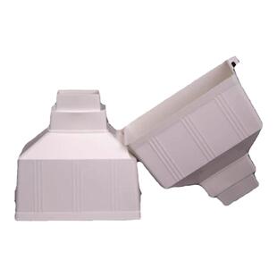 PVC方管雨水斗老式漏斗方形落水斗下水排水管材管件配件方管专用