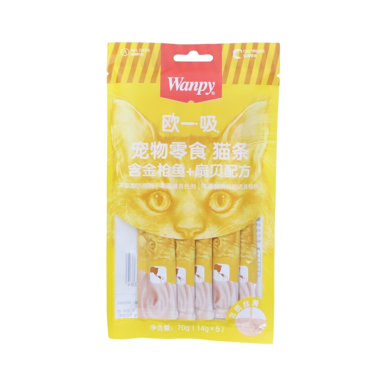 wanpy顽皮欧一吸猫条猫零食猫湿粮猫零食罐妙鲜封包成猫幼猫补水