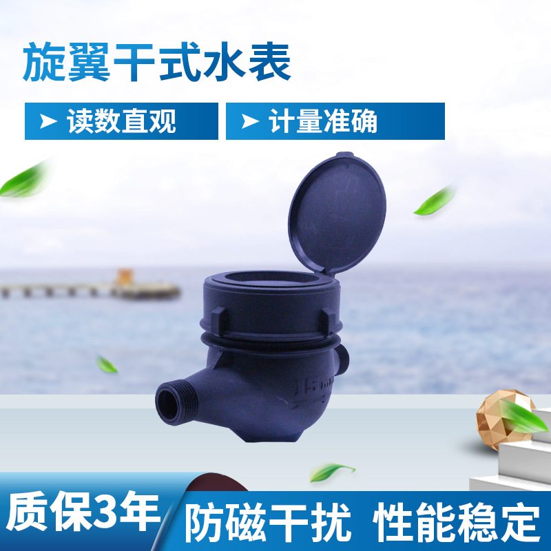 尼龙表壳旋翼干式冷水表机械家LXSG水表表家用出租房用水远程厂家