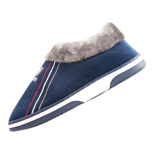 回力官方旗舰店棉鞋男士一脚蹬男鞋子冬季新款老人保暖鞋毛棉拖鞋