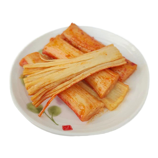 海欣手撕蟹柳整盒20袋盒装即食香辣鱼蟹棒蟹肉棒休闲海鲜怀旧零食