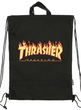 thrasher大雄潮社火焰运动背包