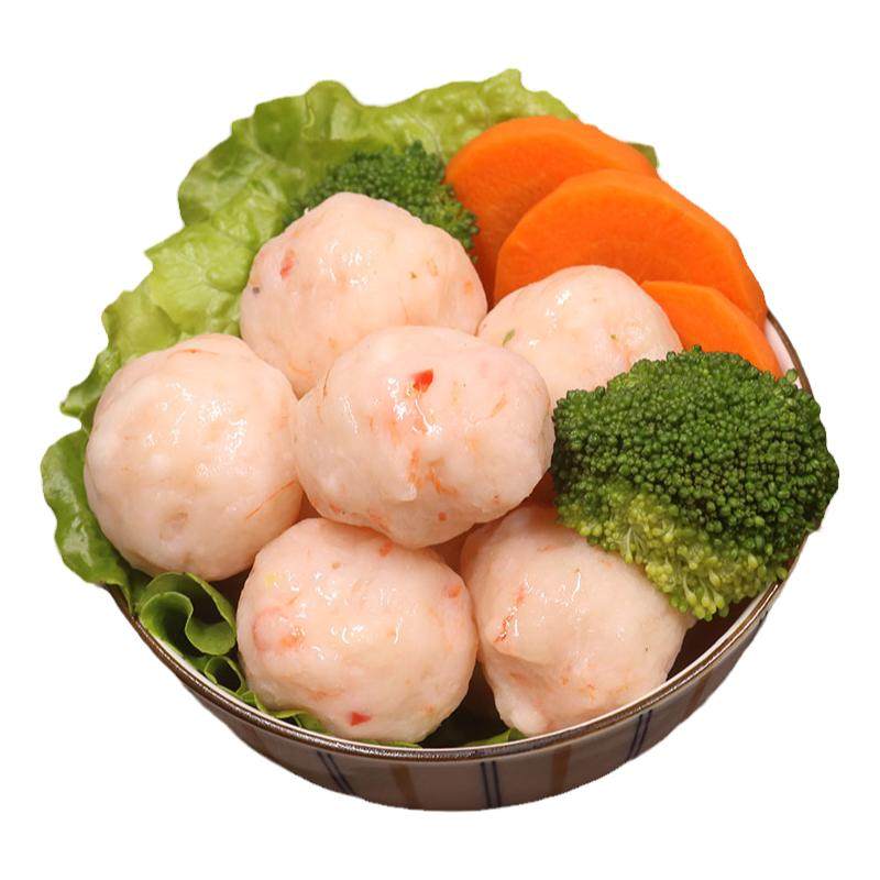 李老二手拍虾丸火锅食材虾滑虾球
