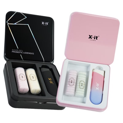 xit无糖弹射益生菌口香糖口腔清新口气口臭情侣送女友KISS薄荷糖
