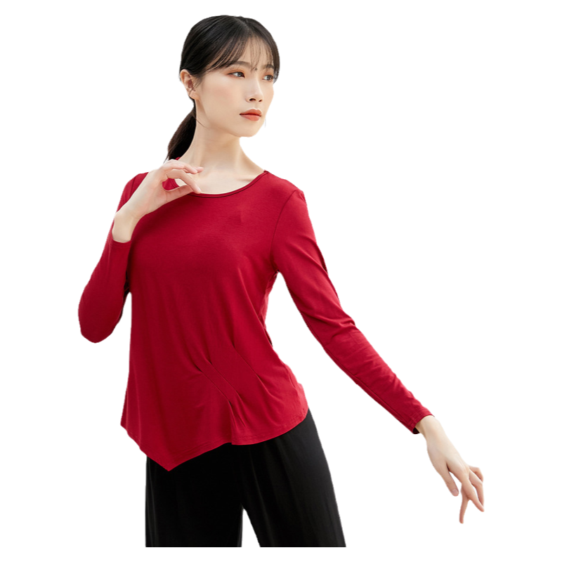 宽松舞蹈服上衣女练功服跳舞形体