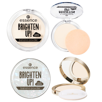 艾森丝香蕉粉饼40持久控油补妆