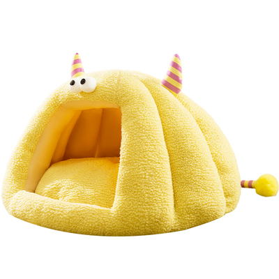 猫窝冬季保暖猫屋猫房子封闭式安全感猫咪蒙古包冬天狗窝宠物用品