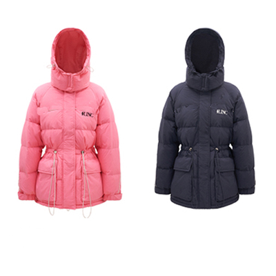 金羽杰时髦落肩收腰短款羽绒服