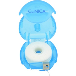 日本进口狮王CLINICA尼龙质护理牙线40m加蜡遇水膨胀除牙垢牙菌斑