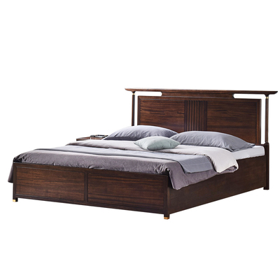 顺心家具实木1.2米单人床