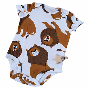 外贸童装夏男女宝宝纯棉短袖三角哈衣婴儿连体衣新生儿包屁衣爬服