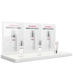 亚克力展示牌护肤品展台盲盒手办展示架化妆品陈列台专柜置物架