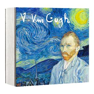 印象派大师凡高笔记本 47张精美插图 文创笔记本 小巧精致便携笔记本 手账本子记事本文具礼品中国风文创本