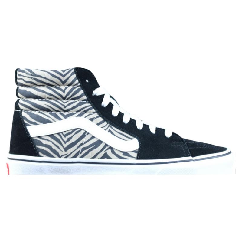 VANS系带男女高帮斑马纹