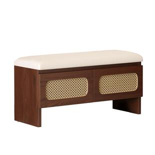 家用门口实木换鞋凳入户进门玄关可坐原木鞋架高级感多层穿鞋凳